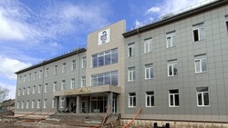Поликлинику в станице Курской отстроили на 85%