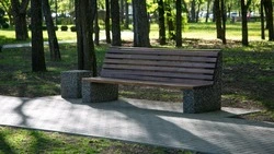 Благоустройство парка завершают в селе Курского округа