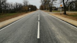 Дорогу в Курском округе обновили по госпрограмме